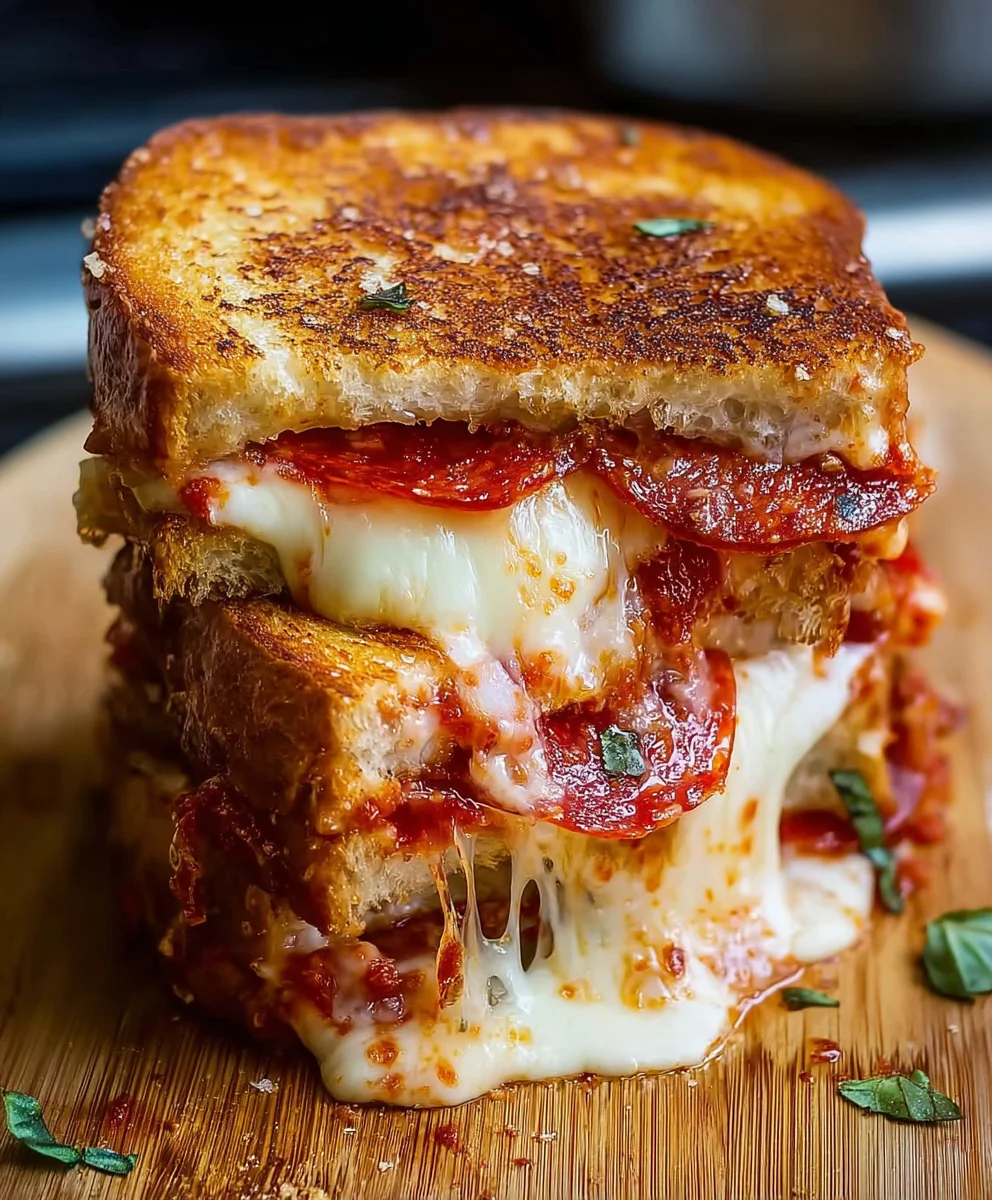 Quick Pizza Grilled Cheese Recipe - Easy & Delicious