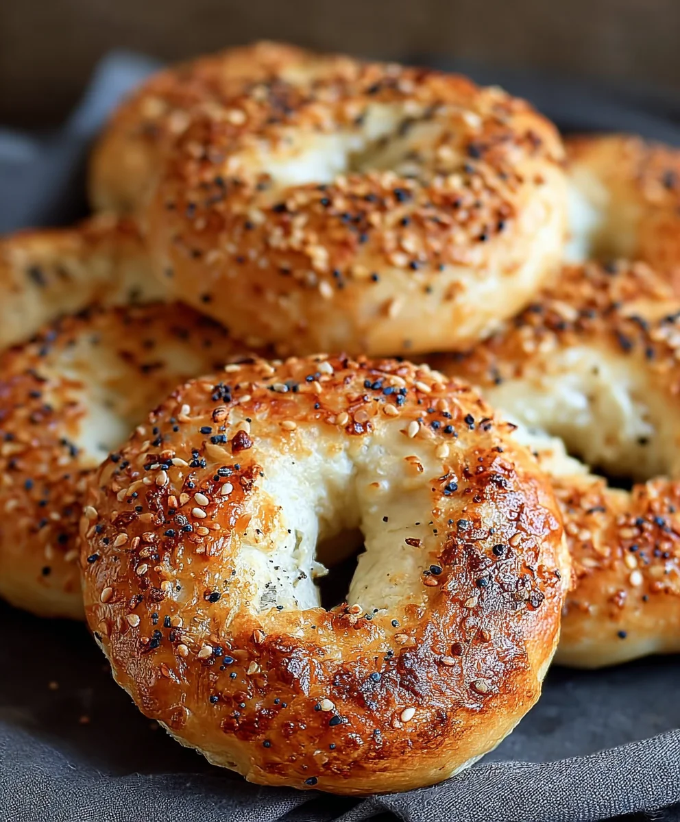 Greek Yogurt Bagels - High Protein Easy Recipe