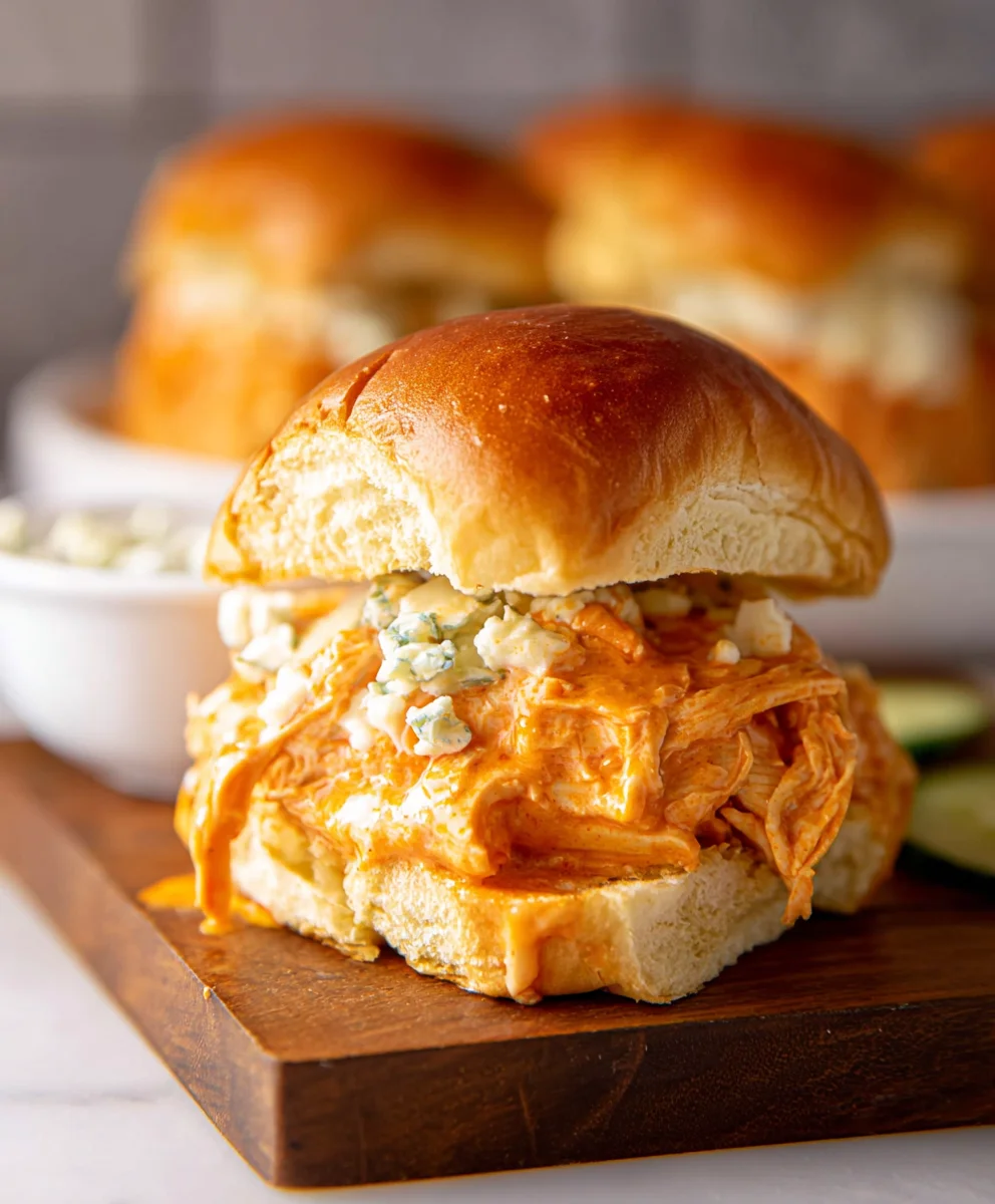 Spicy Buffalo Chicken Sliders - Quick & Easy Recipe