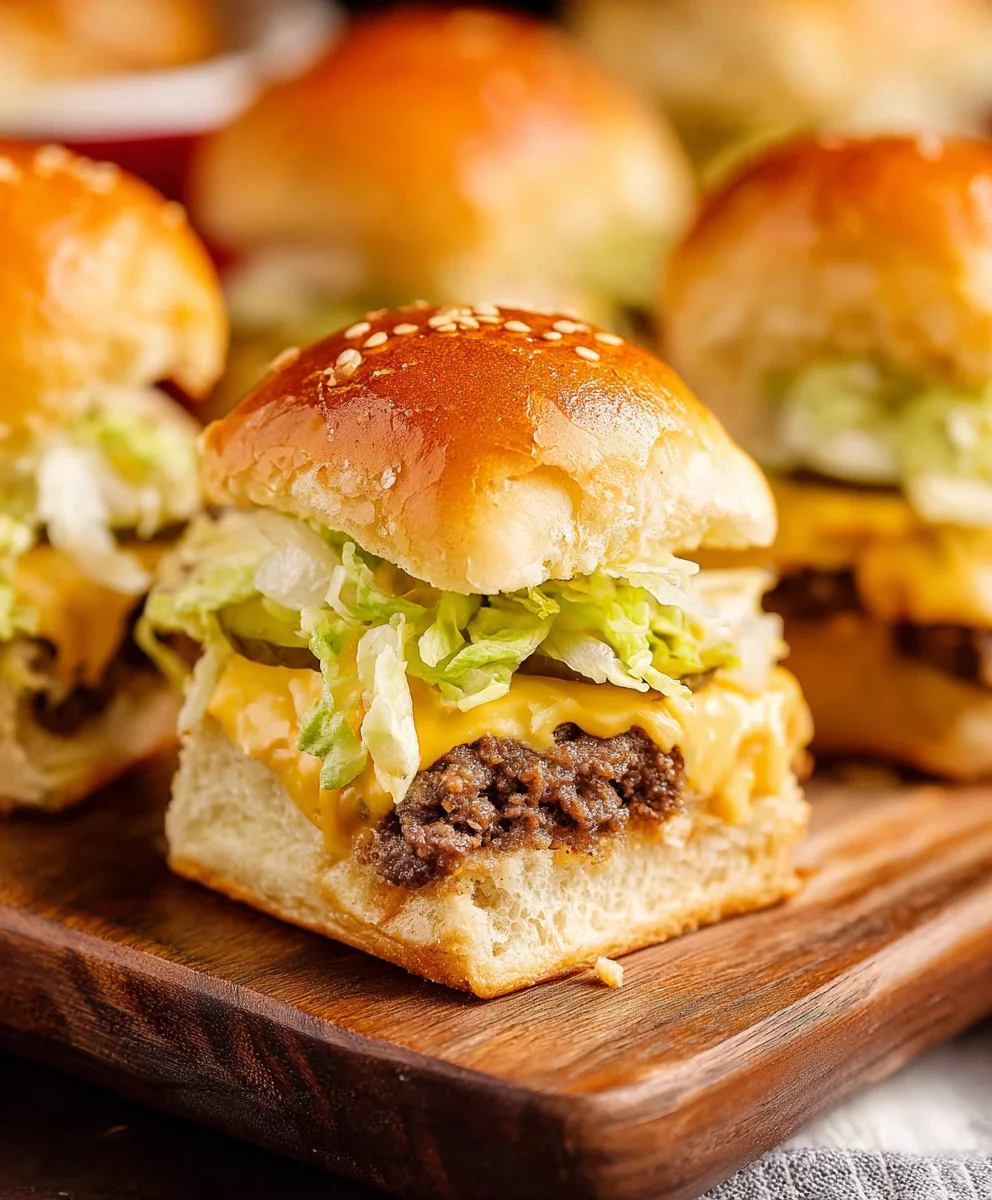 Big Mac Sliders- Copycat Burger Bliss