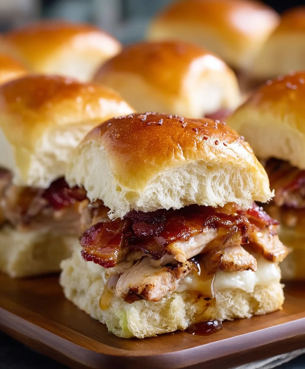 Maple Chicken Beef Beef Bacon Sliders - Easy Recipe
