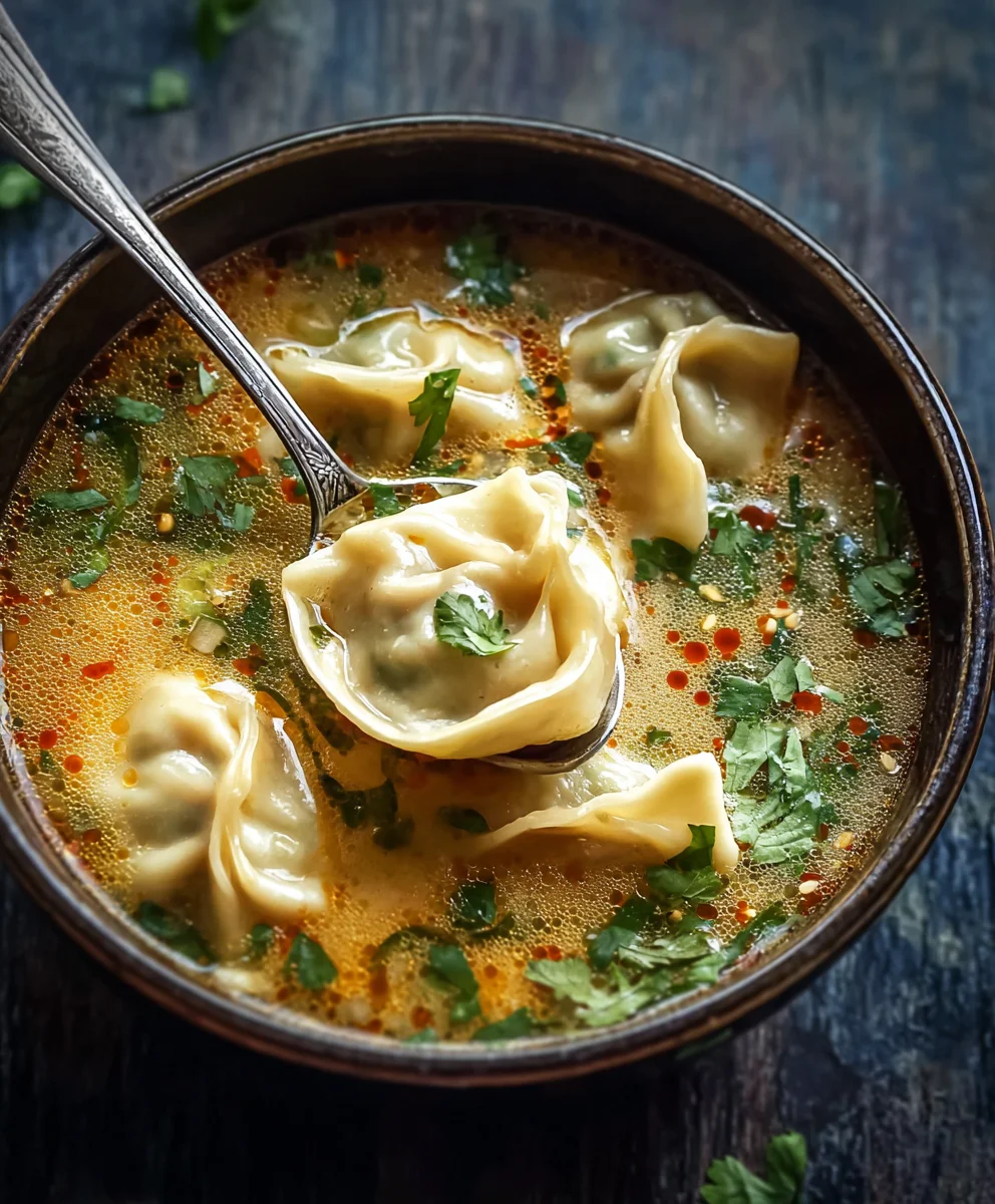 Cozy Beef Potsticker Soup Recipe - Easy Comfort Food