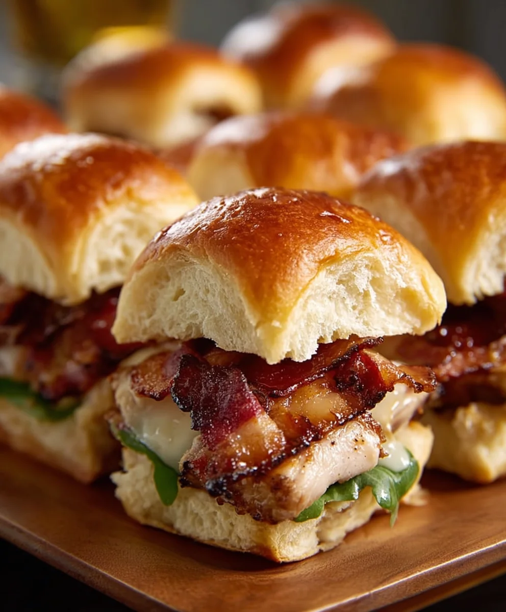 Maple Chicken Beef Beef Bacon Sliders - Easy Recipe
