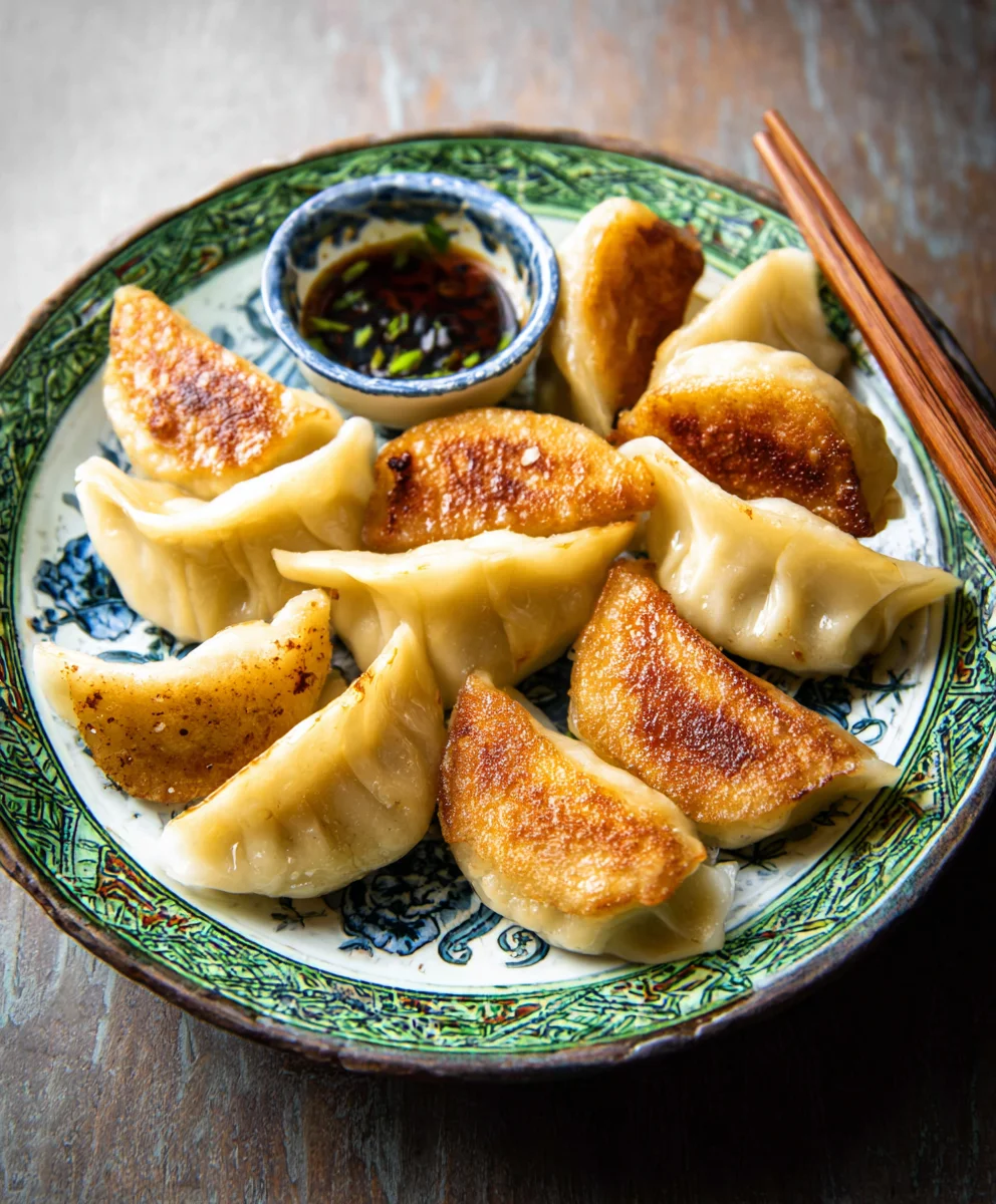 Easy Pan-Fried Chicken Potstickers Recipe