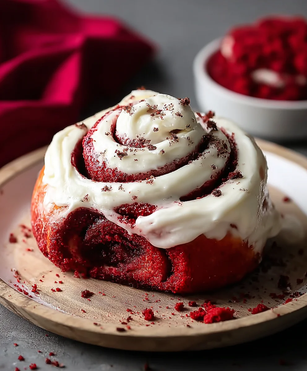 Red Velvet Cinnamon Rolls From Scratch-Easy Recipe