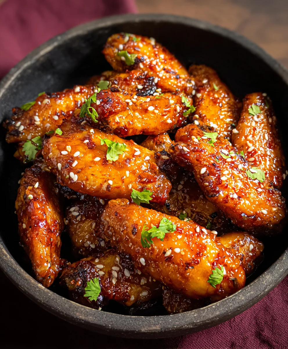 Honey Garlic Chicken Wings- Best Flavorful Recipe