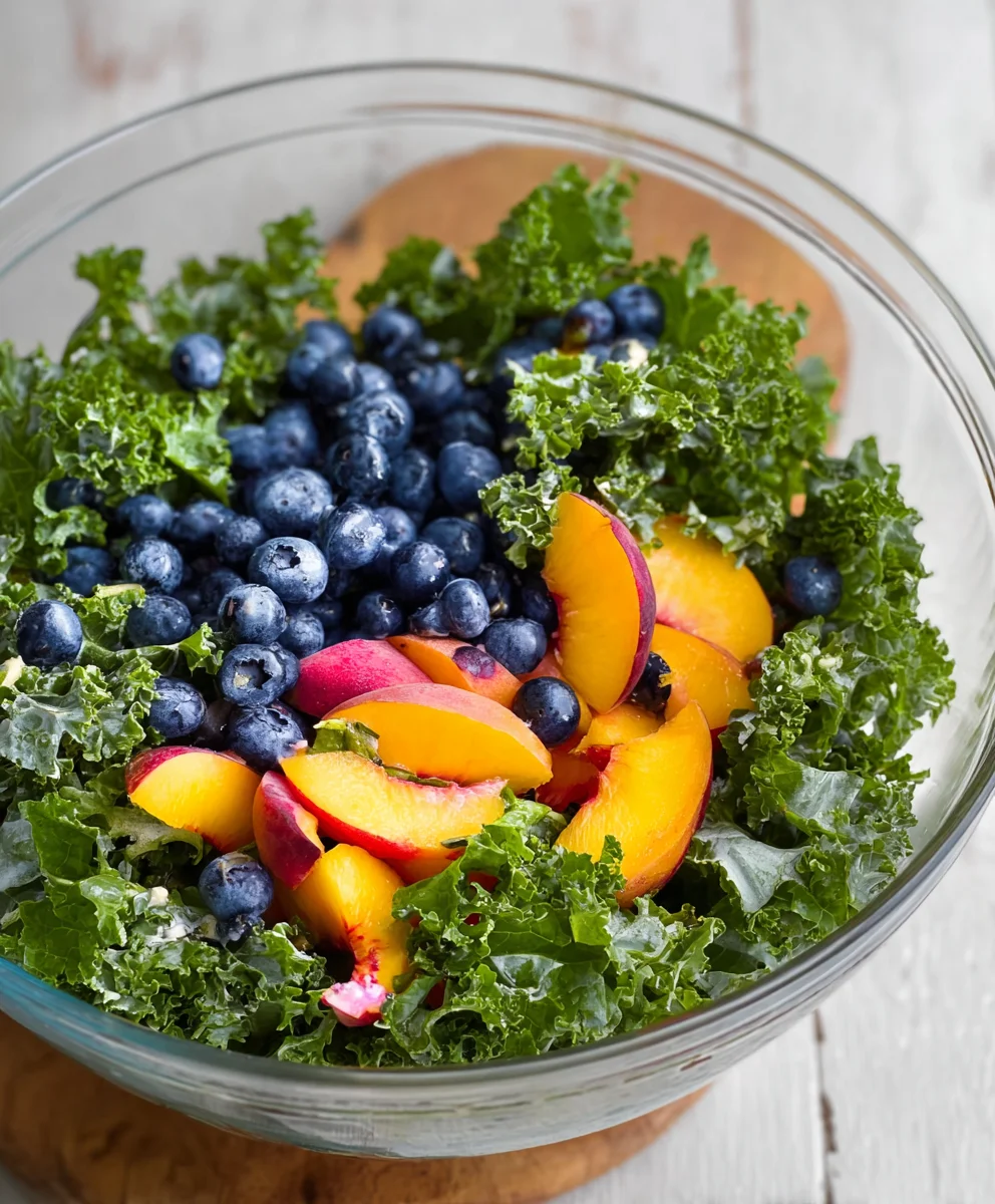 Summer Peach Blueberry Non-Non-Non-Alcoholic Alternativeic Non-Alcoholic Ale Salad