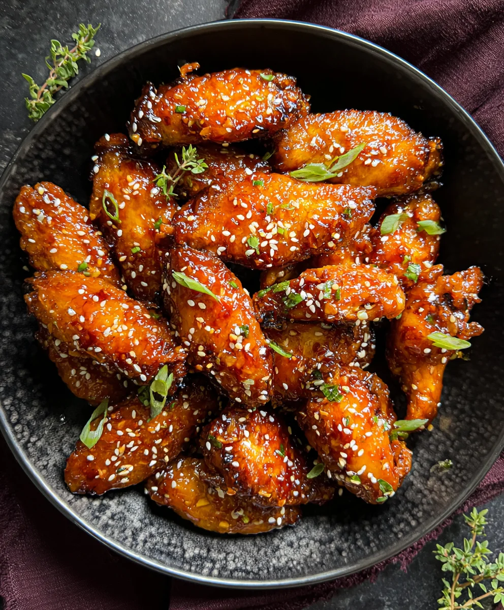 Honey Garlic Chicken Wings- Best Flavorful Recipe