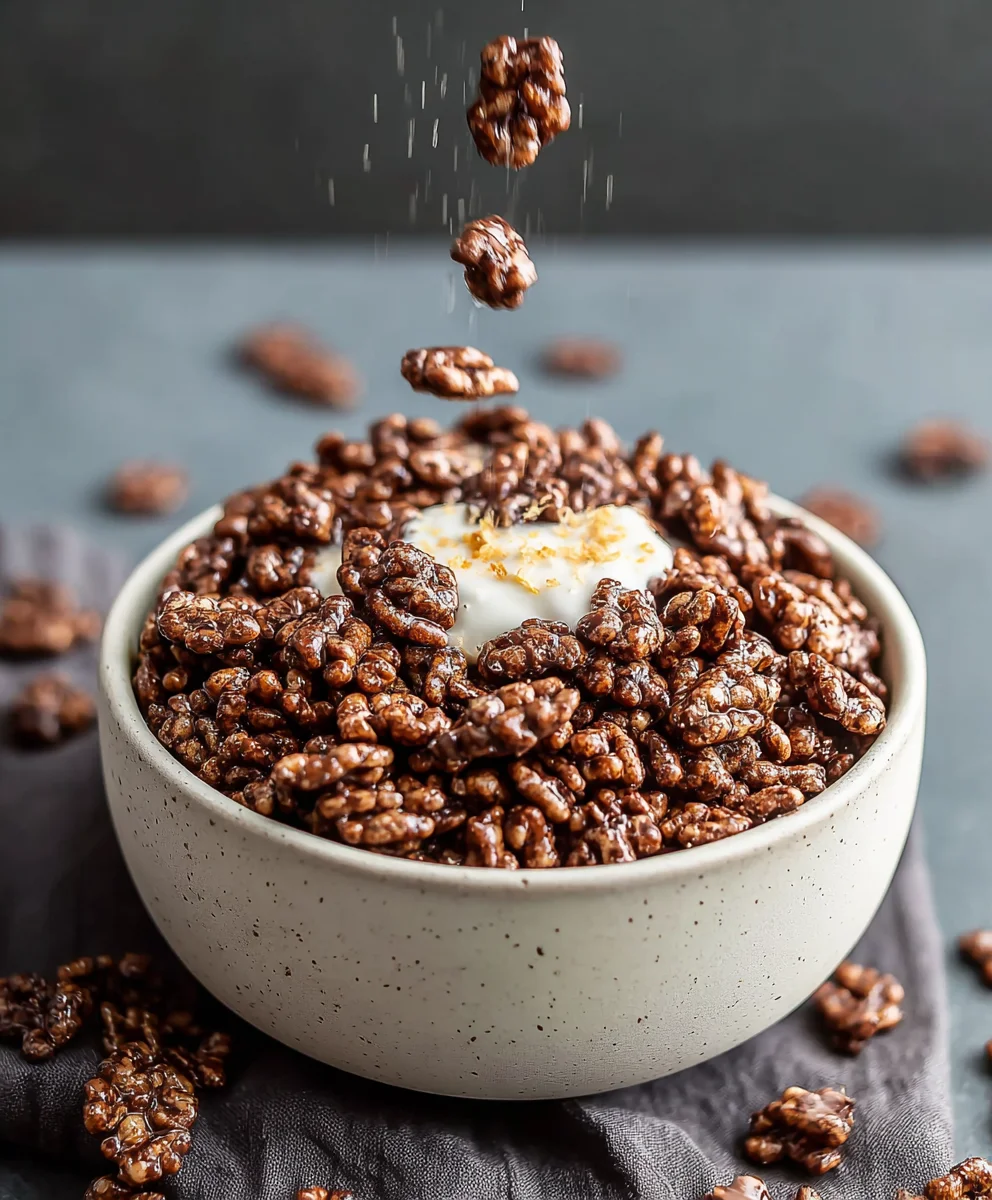 Healthy Crispy Chocolate Puffed Rice-Easy Recipe