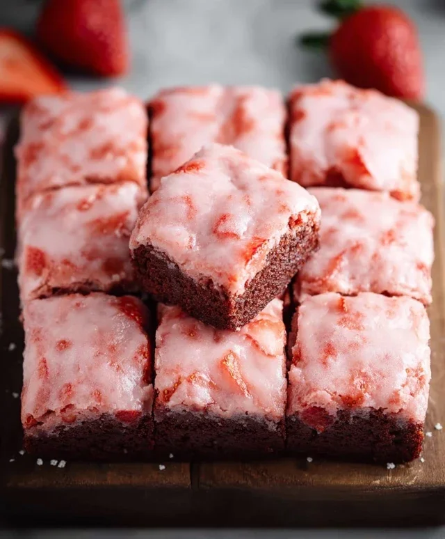 Strawberry Brownies