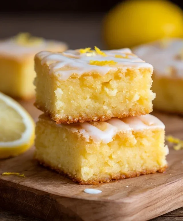 Easy Lemon Brownies Recipe