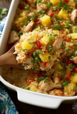 Aloha Pineapple Chicken Rice Casserole