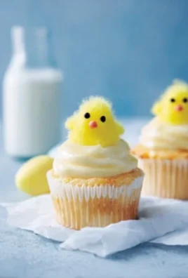 Easter Chick Cupcakes