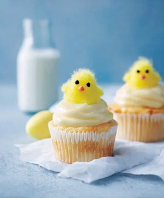 Easter Chick Cupcakes