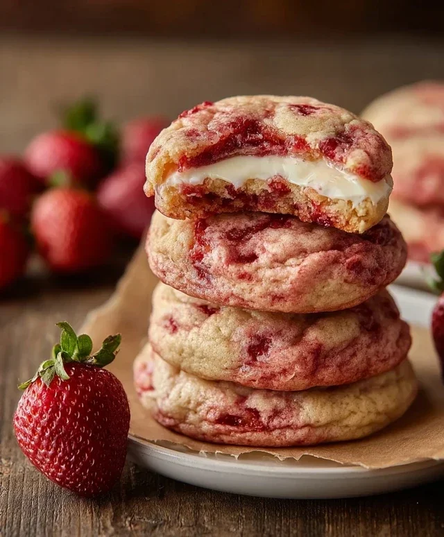 Strawberry Cheesecake Cookie