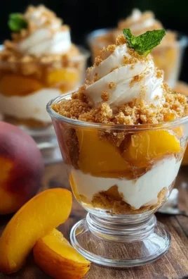 Classic Peach Cobbler Parfait