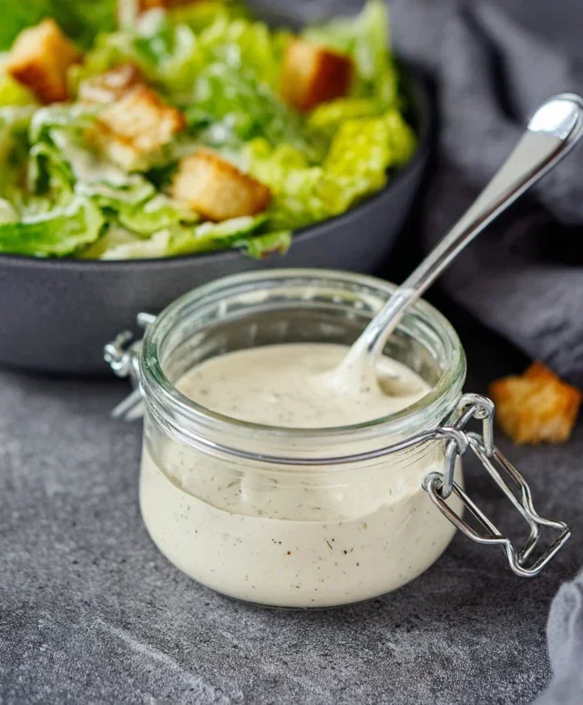 Homemade Caesar Salad Dressing