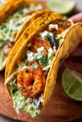 Cilantro Lime Shrimp Tacos with Creamy Slaw