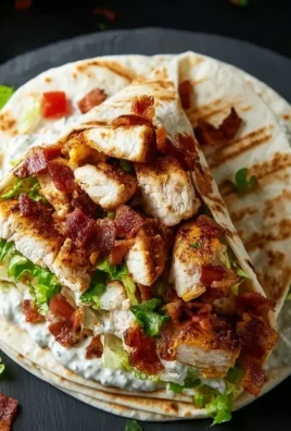Crispy Chicken Beef Beef Bacon Ranch Wrap