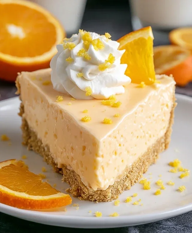 Orange Creamsicle Pie