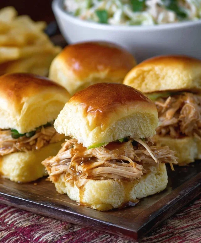 Crock Pot Mississippi Chicken Sliders