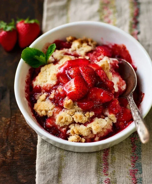 Strawberry Cobbler