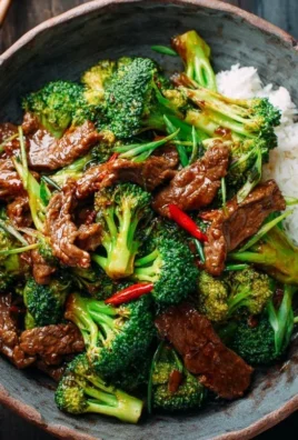 Chinese Beef and Broccoli (牛肉炒西兰花)