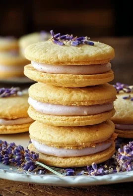 Lemon Lavender Sandwich Cookies