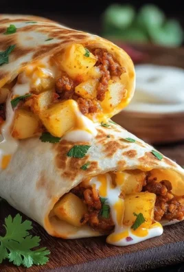 Cheesy Potato Burritos