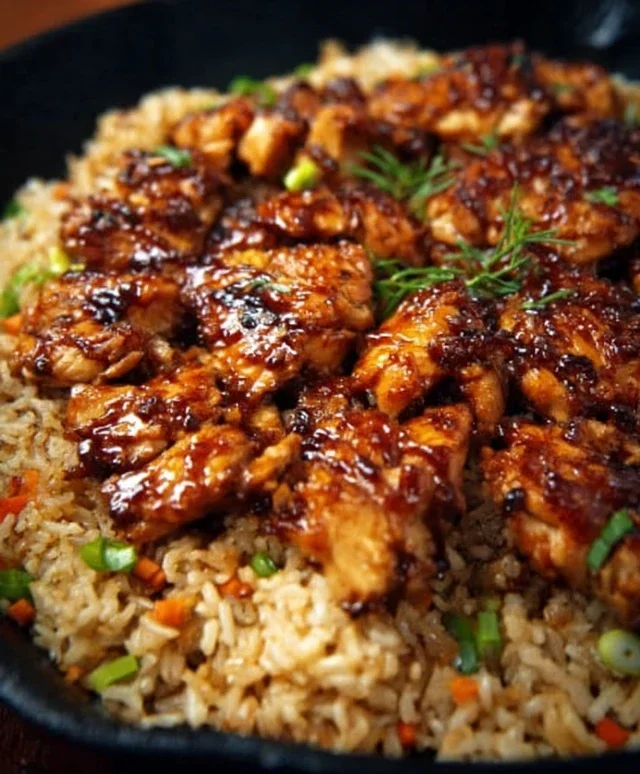 One-Pan Bold Honey BBQ Chicken Rice
