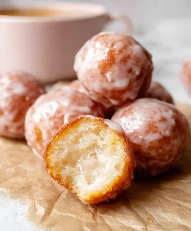 Easy Keto Glazed Donut Balls