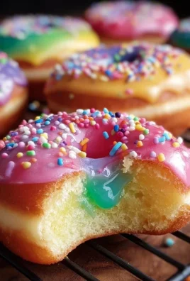 Rainbow-Filled Doughnuts