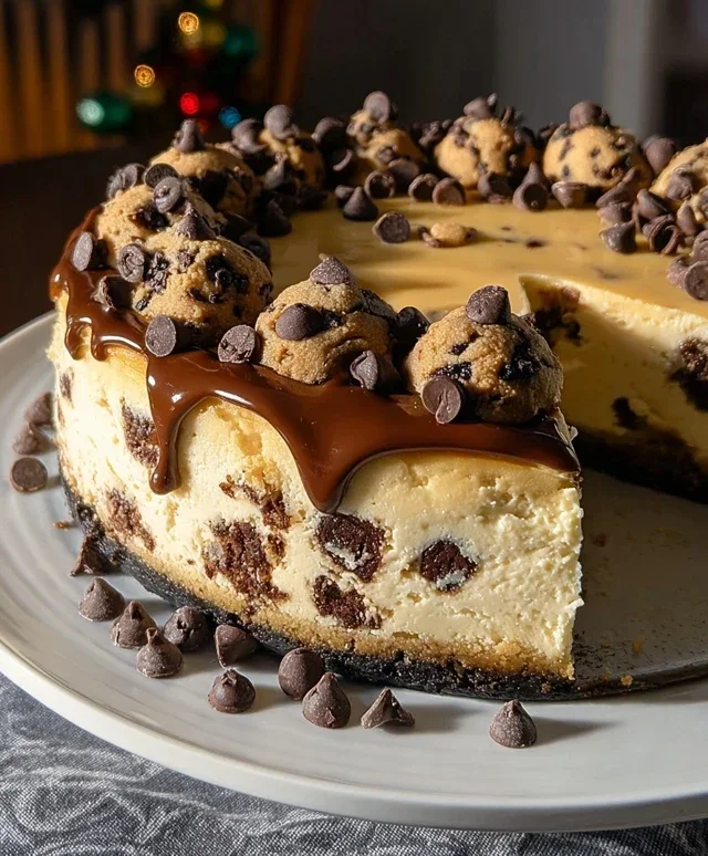 Chocolate Chip Cookie Cheesecake
