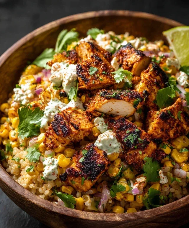 Tasty Street Corn Chicken Bowl