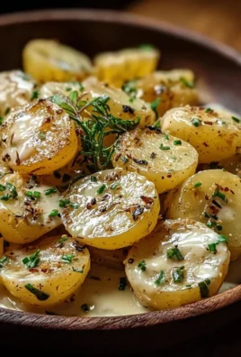 Creamy Garlic Sauce Potatoes