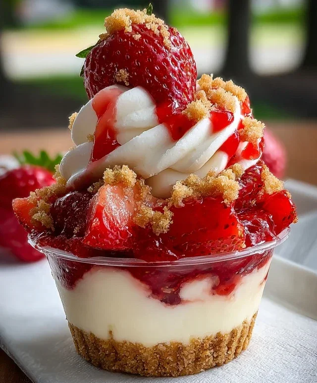 Strawberry Cheesecake Cups