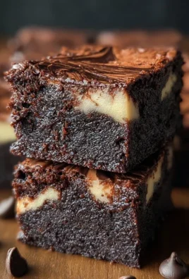 Dark Chocolate Cheesecake Brownies