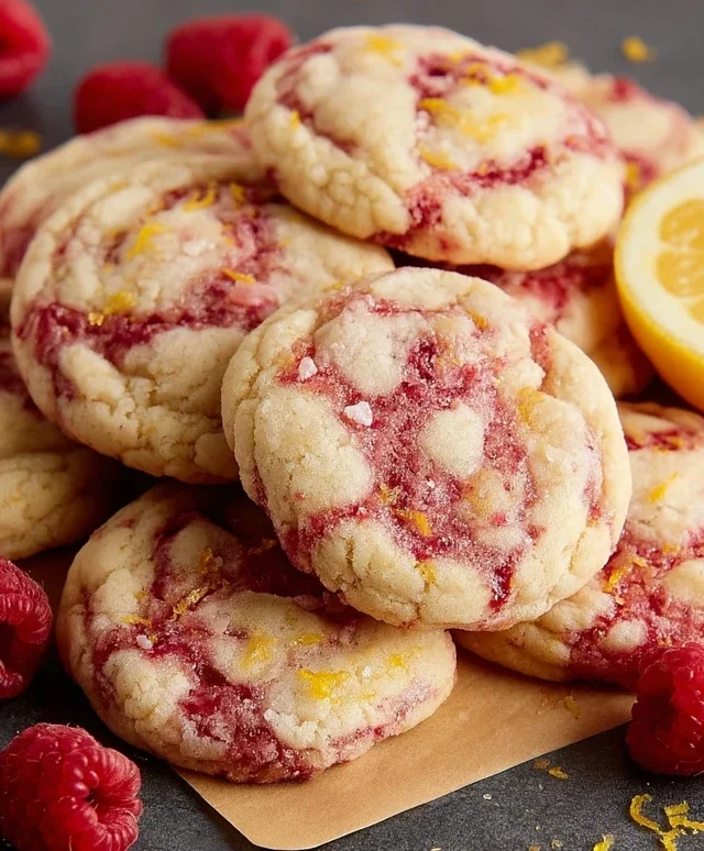 Lemon Raspberry Cookies