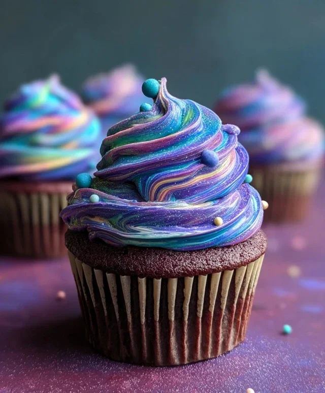 Galaxy Cupcakes