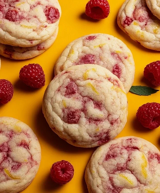 Lemon Raspberry Cookies