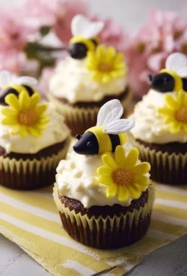 DIY Bumblebee & Flower Cupcakes