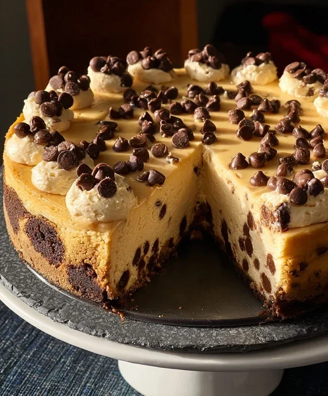 Chocolate Chip Cookie Cheesecake