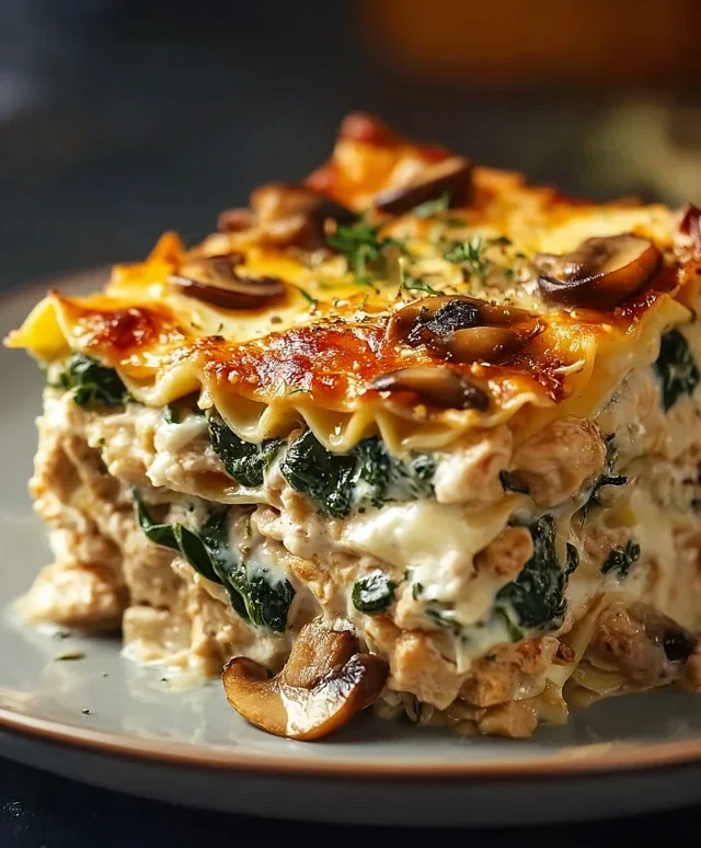 Mushroom And Spinach Lasagna Recipe