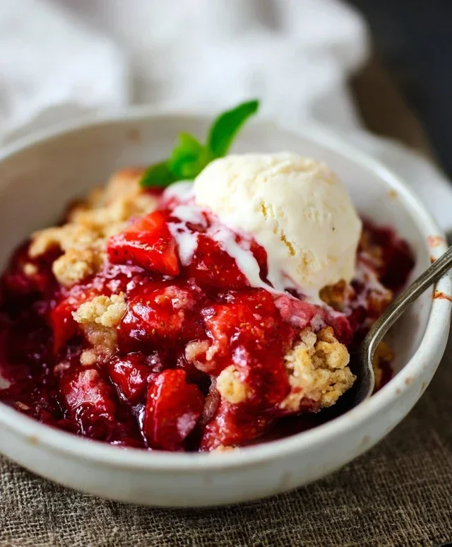 Strawberry Cobbler
