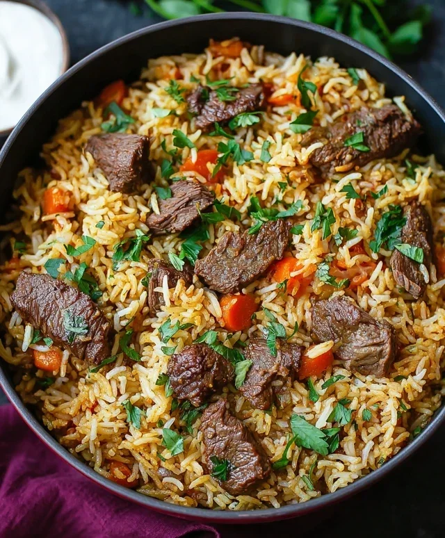 Beef Rice Plov
