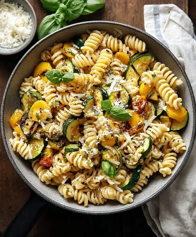Summer Squash Pasta Skillet