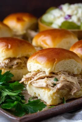 Crock Pot Mississippi Chicken Sliders