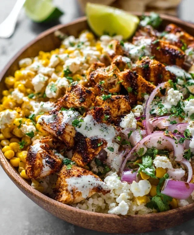 Tasty Street Corn Chicken Bowl