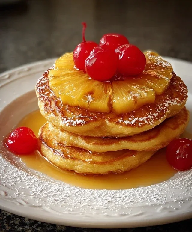 Pineapple Upside-Down Pancakes