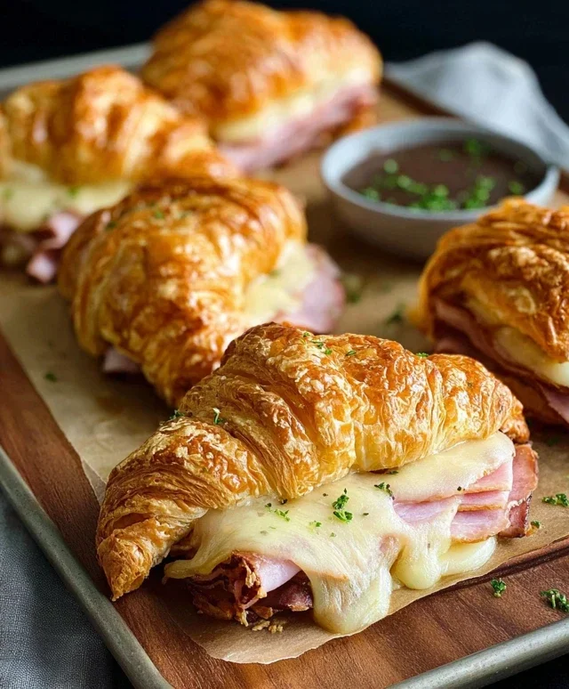 Turkey & Beef Beef Ham Croissant Melts